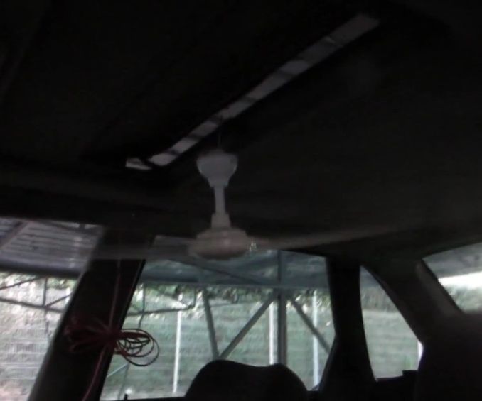 Fan in Your Car to Sleep in Summer