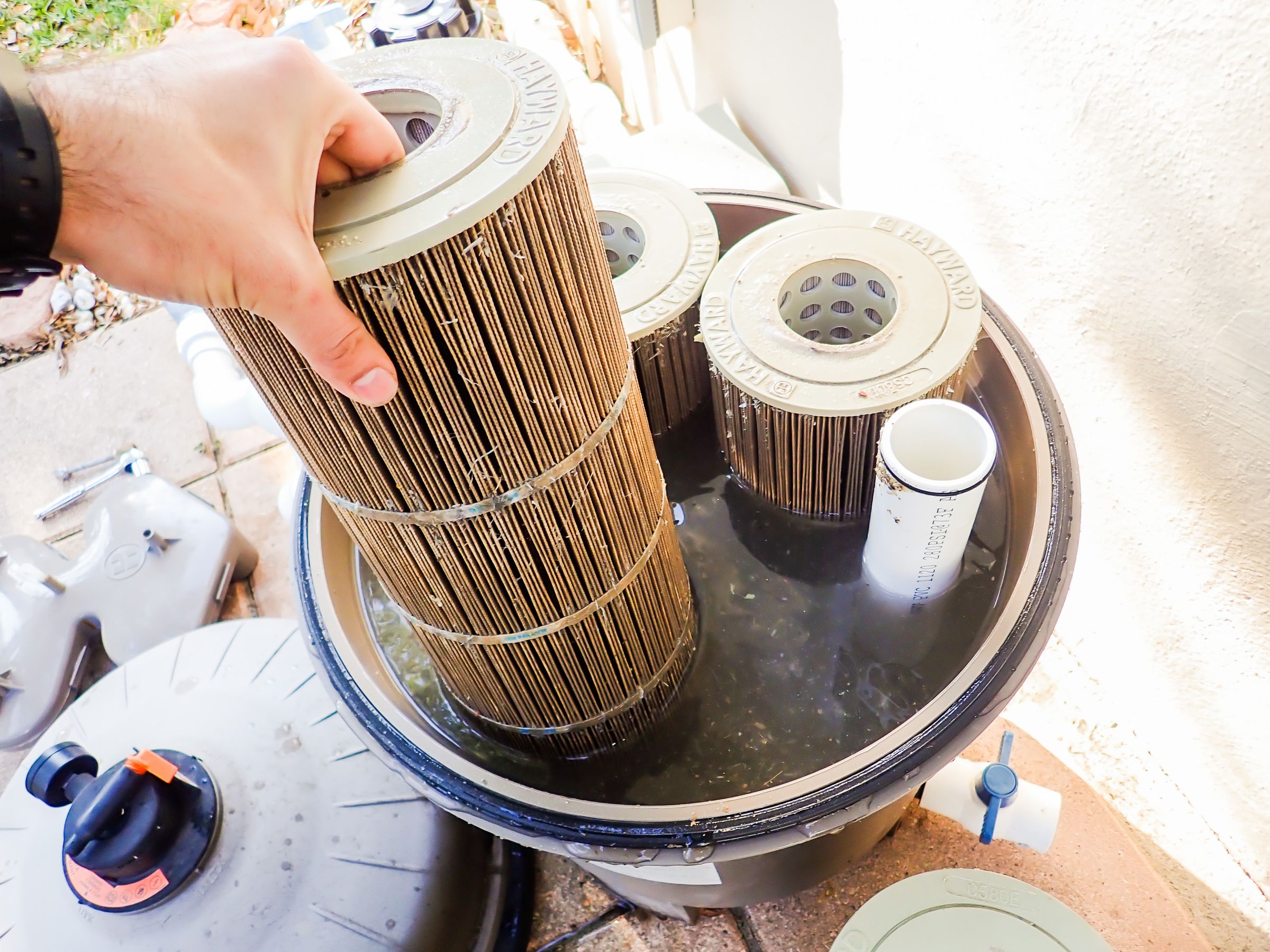 How to Clean a Pool Cartridge Filter System 15 Steps (with Pictures) Instructables
