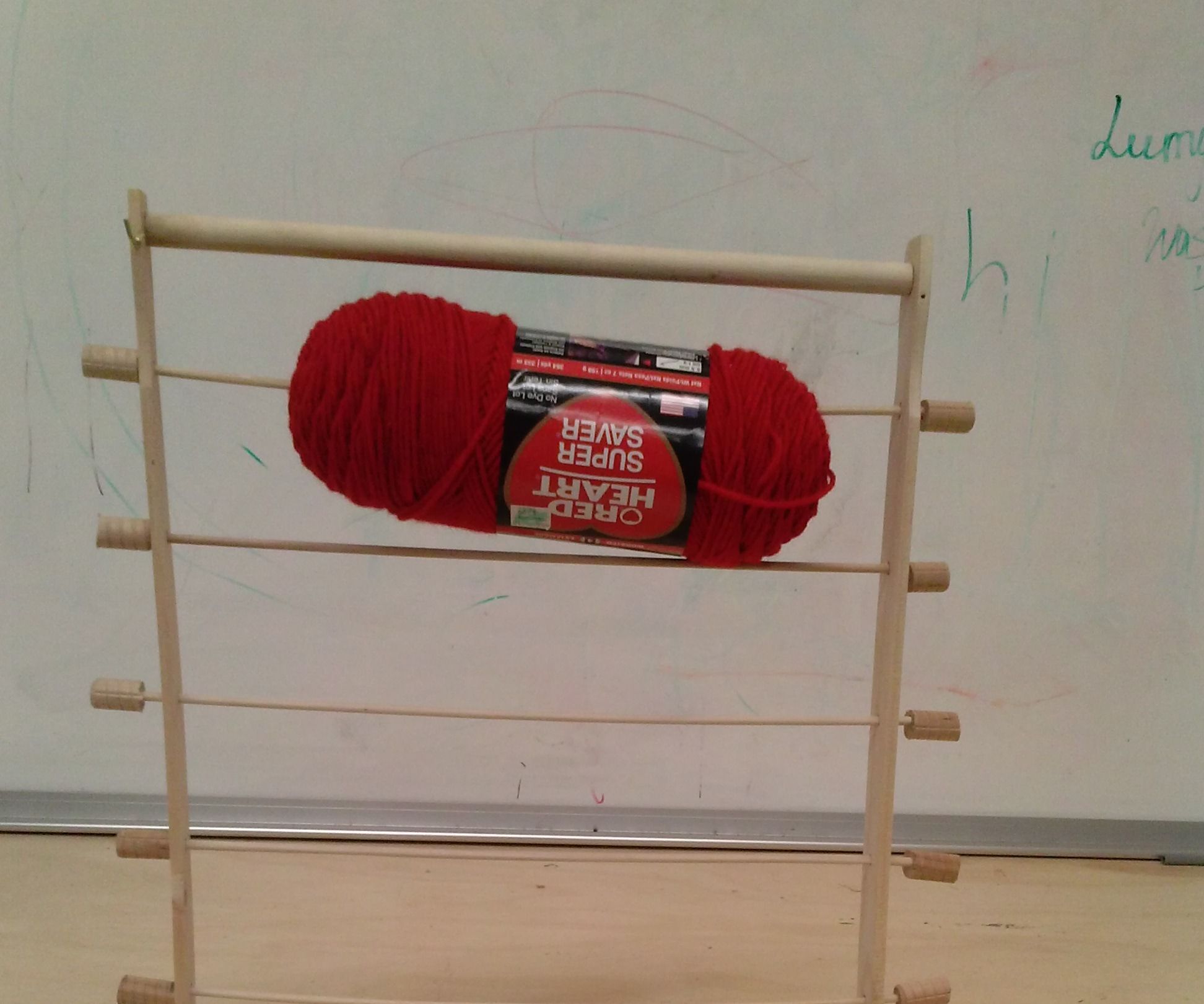 PAINT STICK YARN RACK