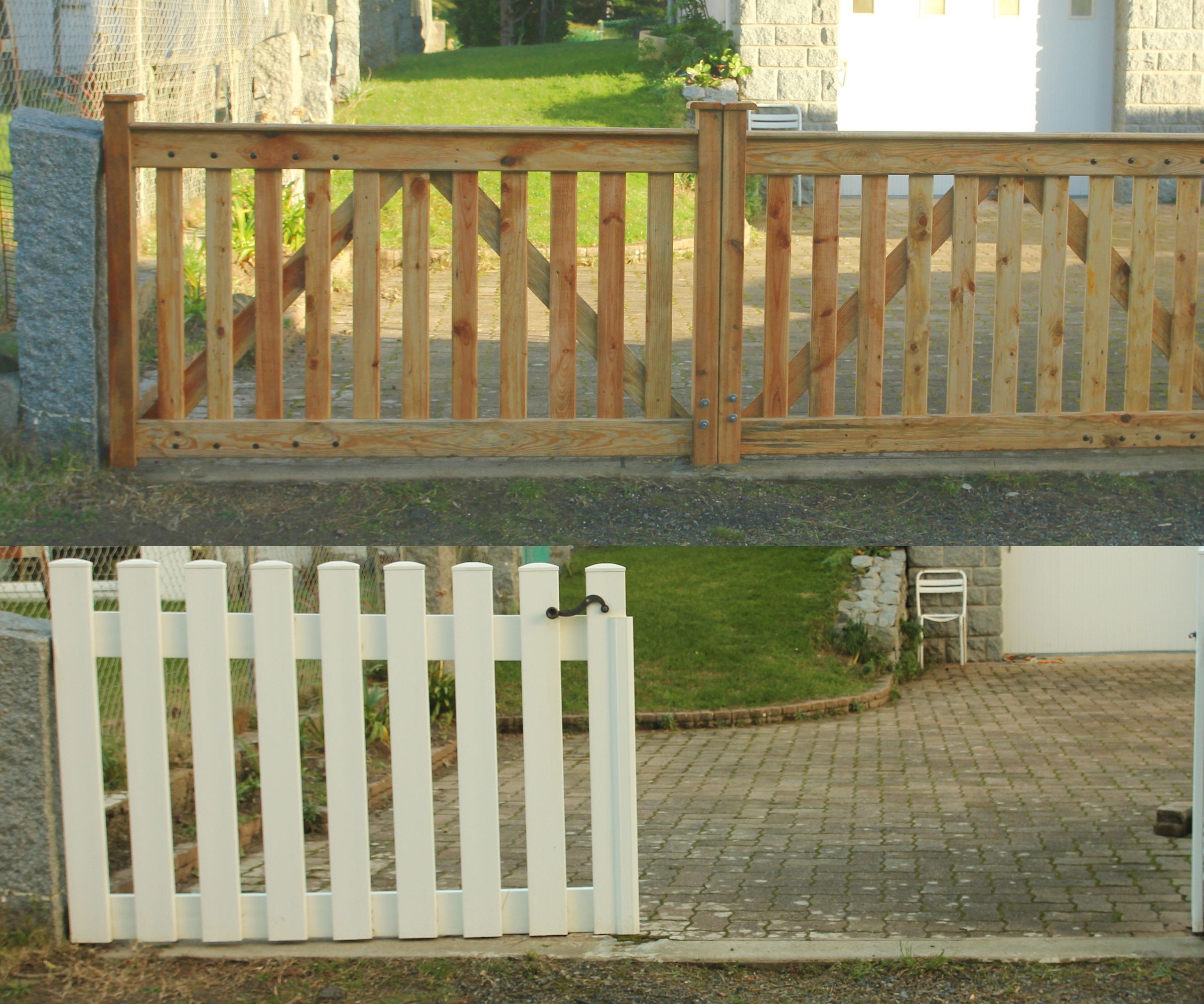 Pallet Wood Driveway Gates
