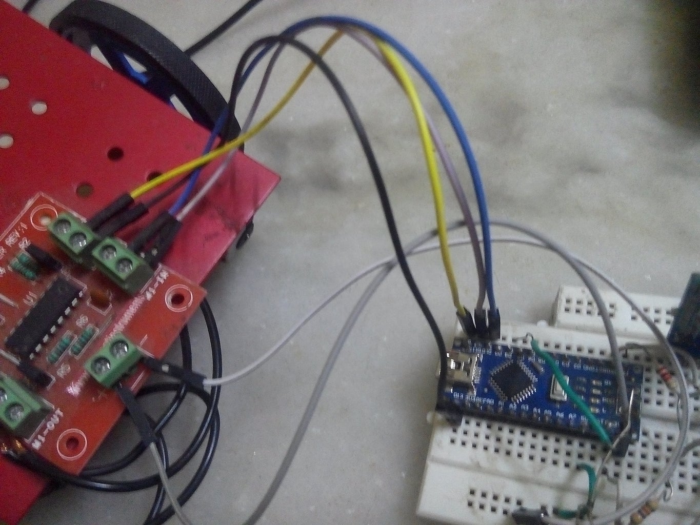 Building the Circuit on Breadboard and Setup Chassis