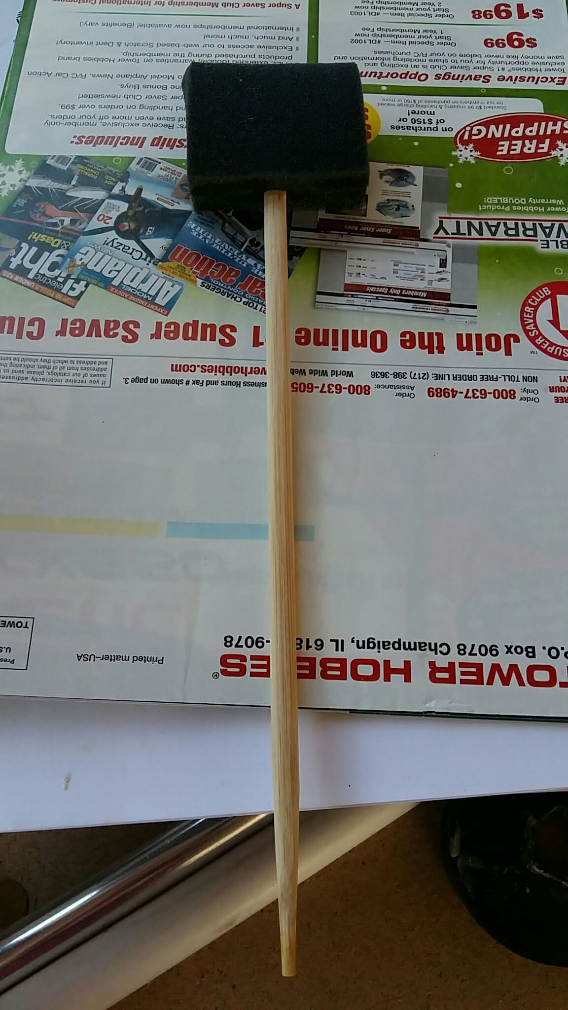 Simple Foam Paint Brushes