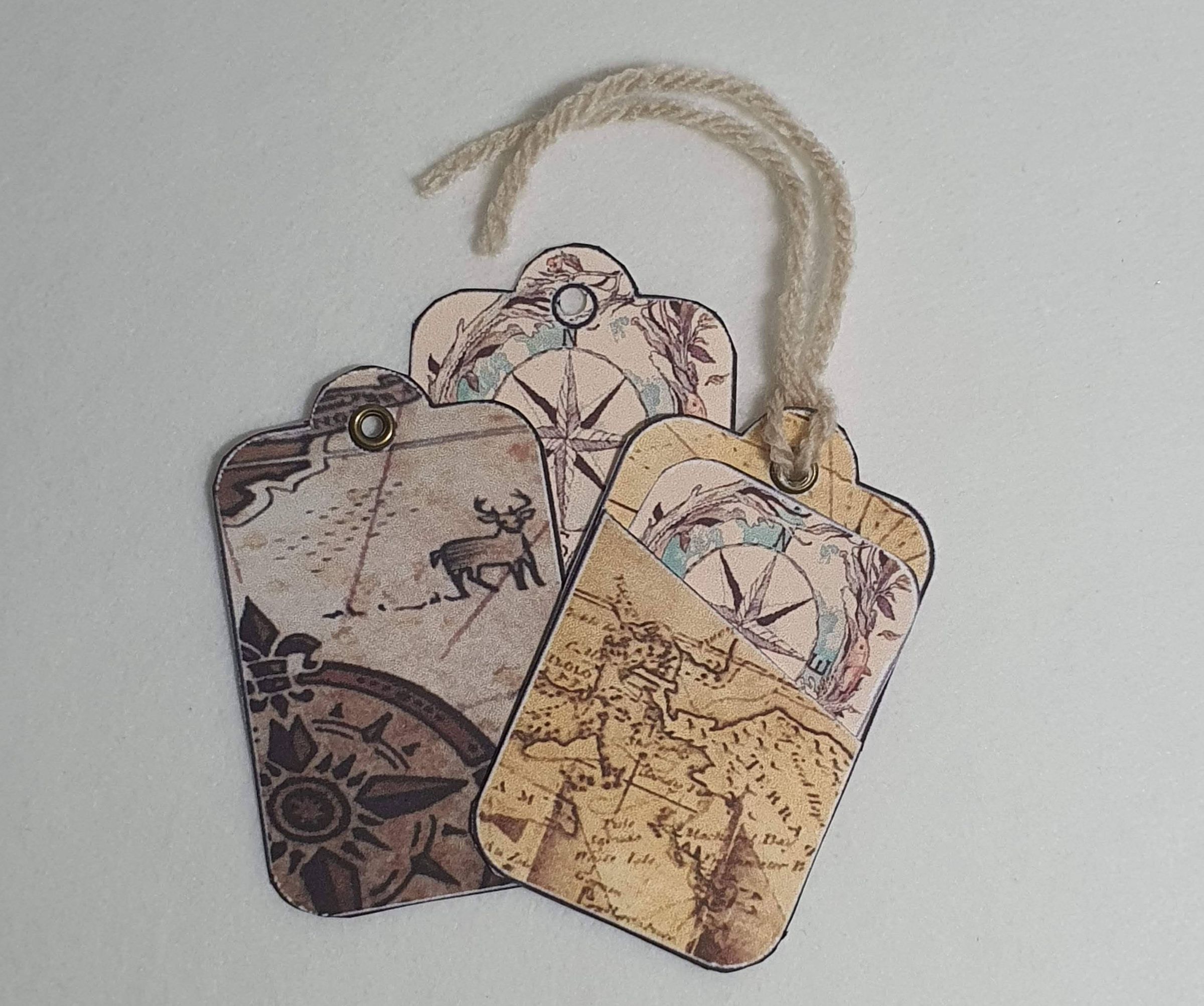 Travel Inspired Gift Tags and Tag Holders