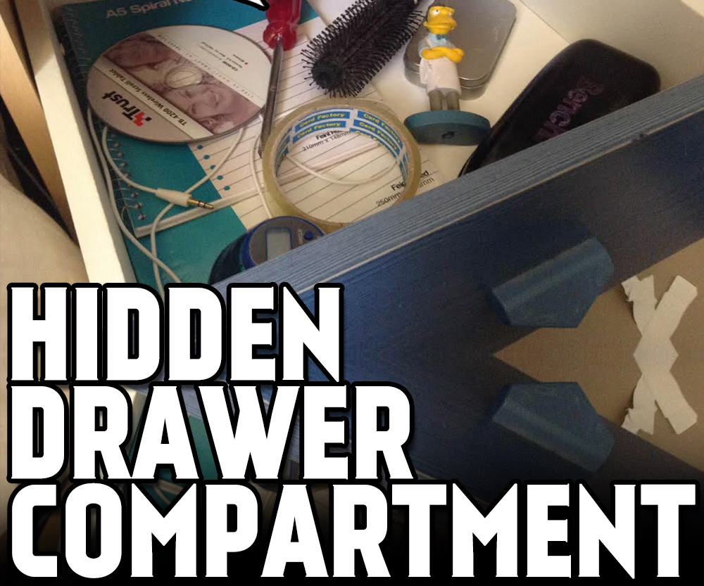 Hidden Drawer Compartment