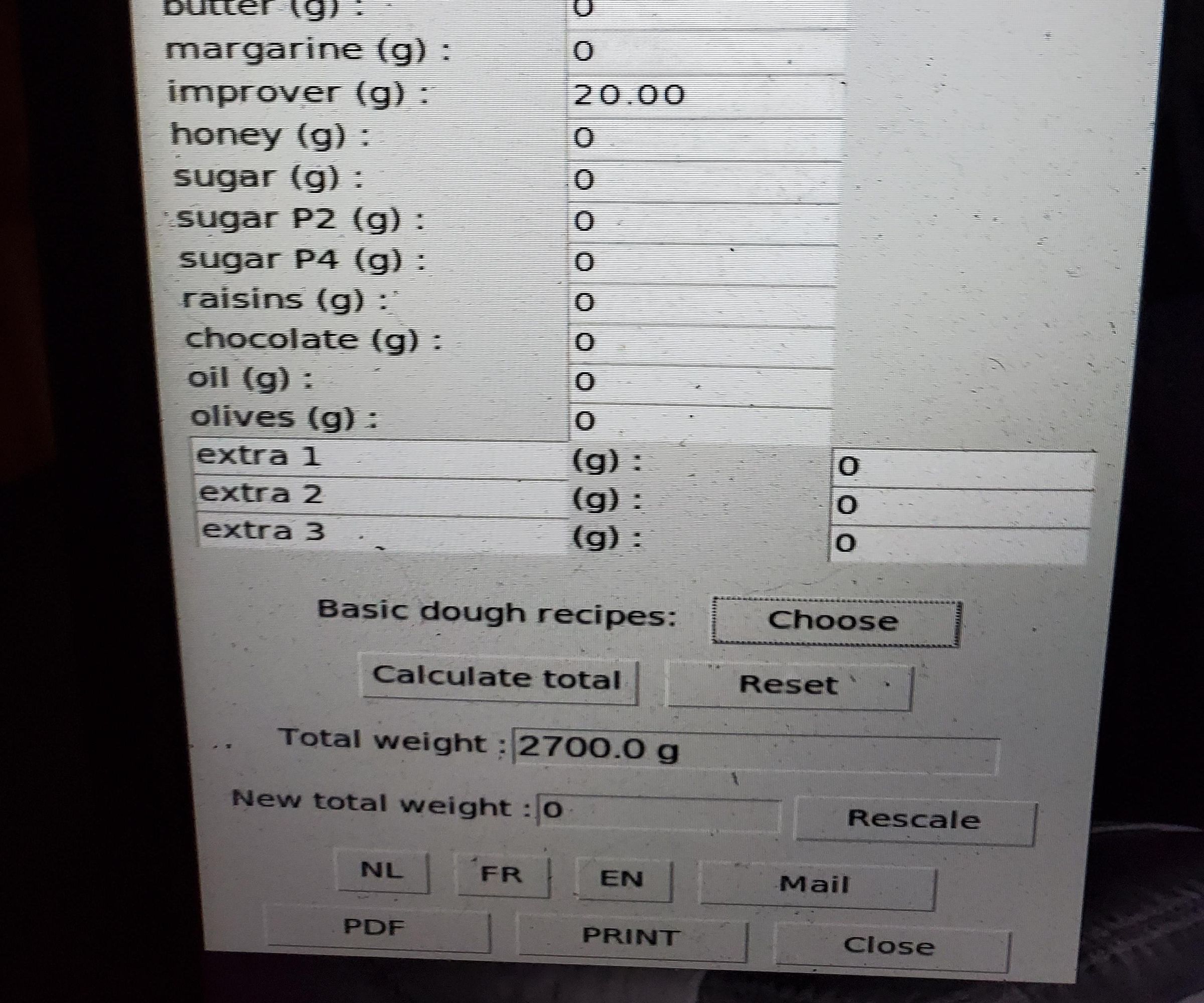 Bakery Tool