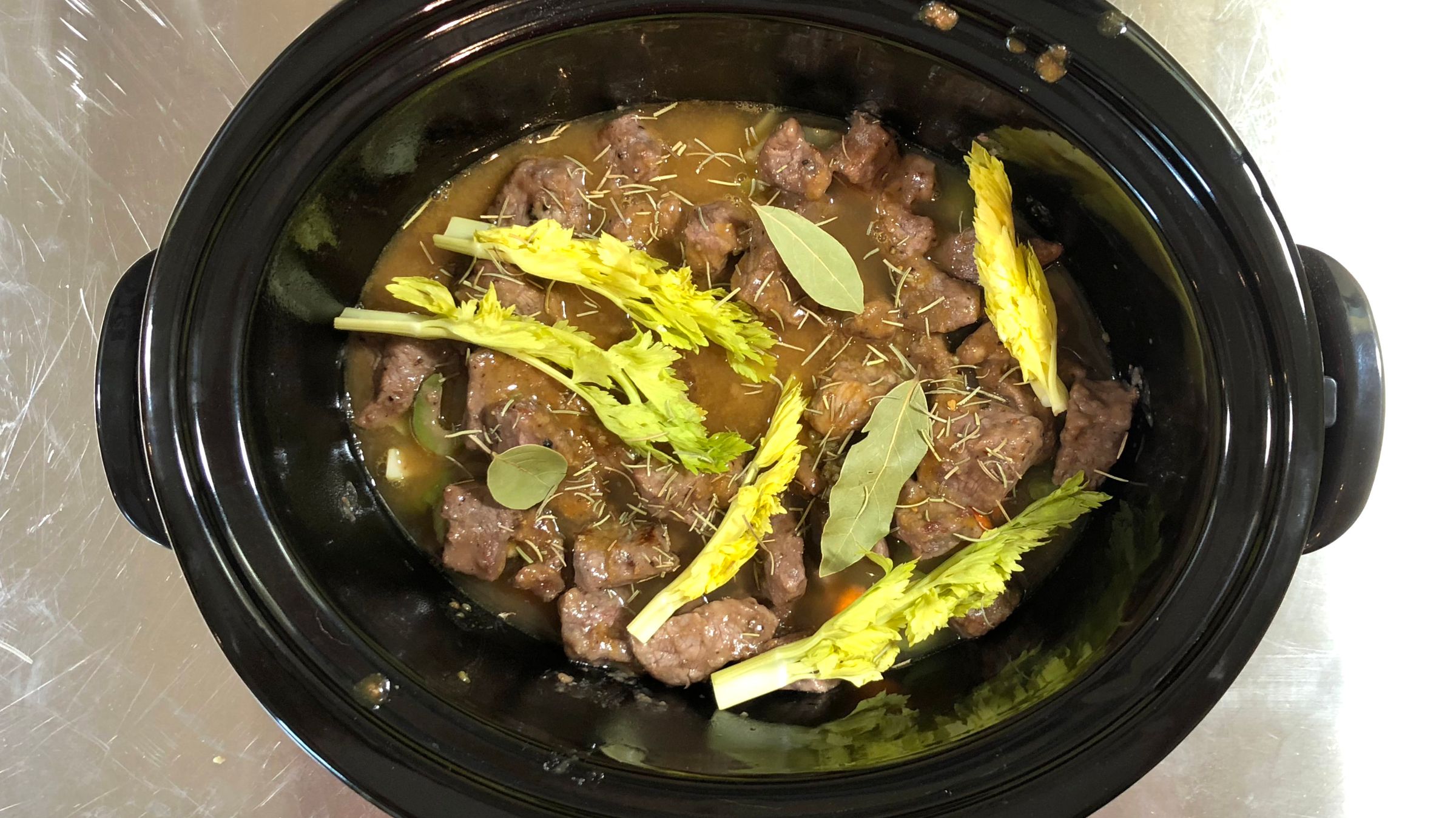 Slow Cooker Rosemary Garlic Beef Stew 11 Steps (with Pictures