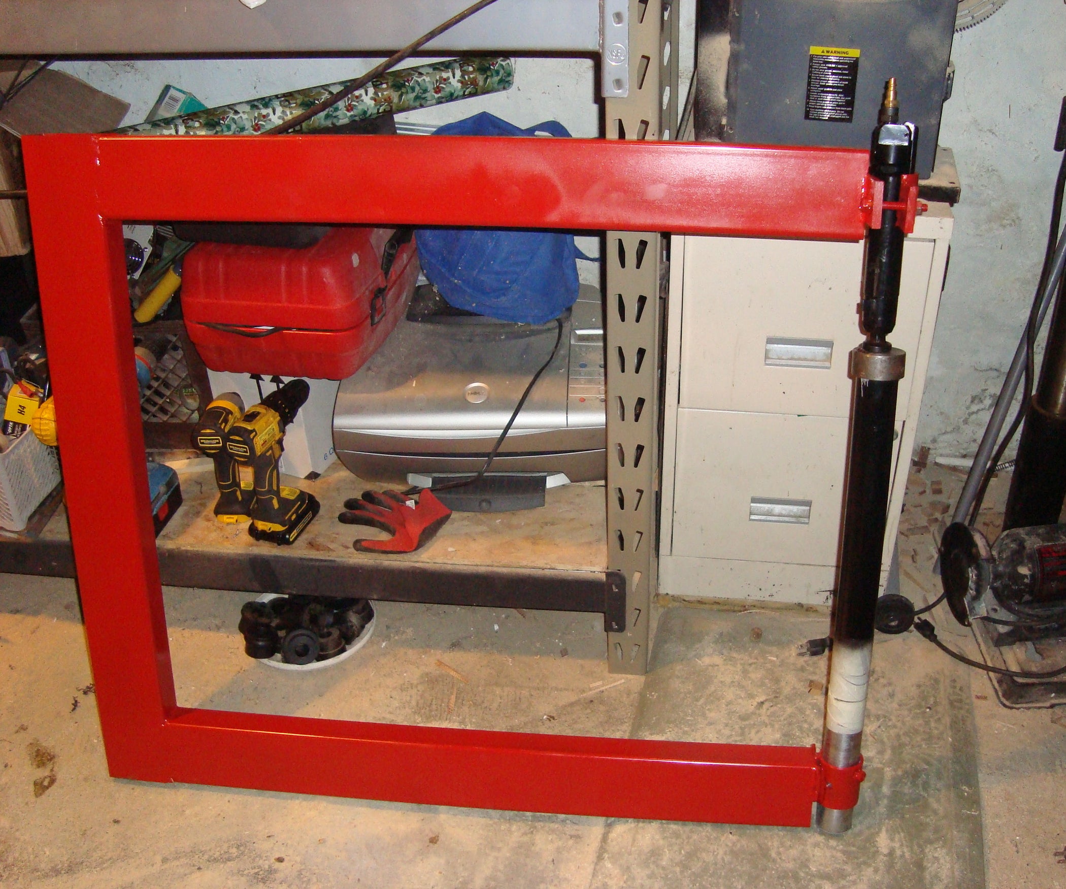 Cheap Homemade Planishing Hammer (BIG RED ) 5 Steps Instructables