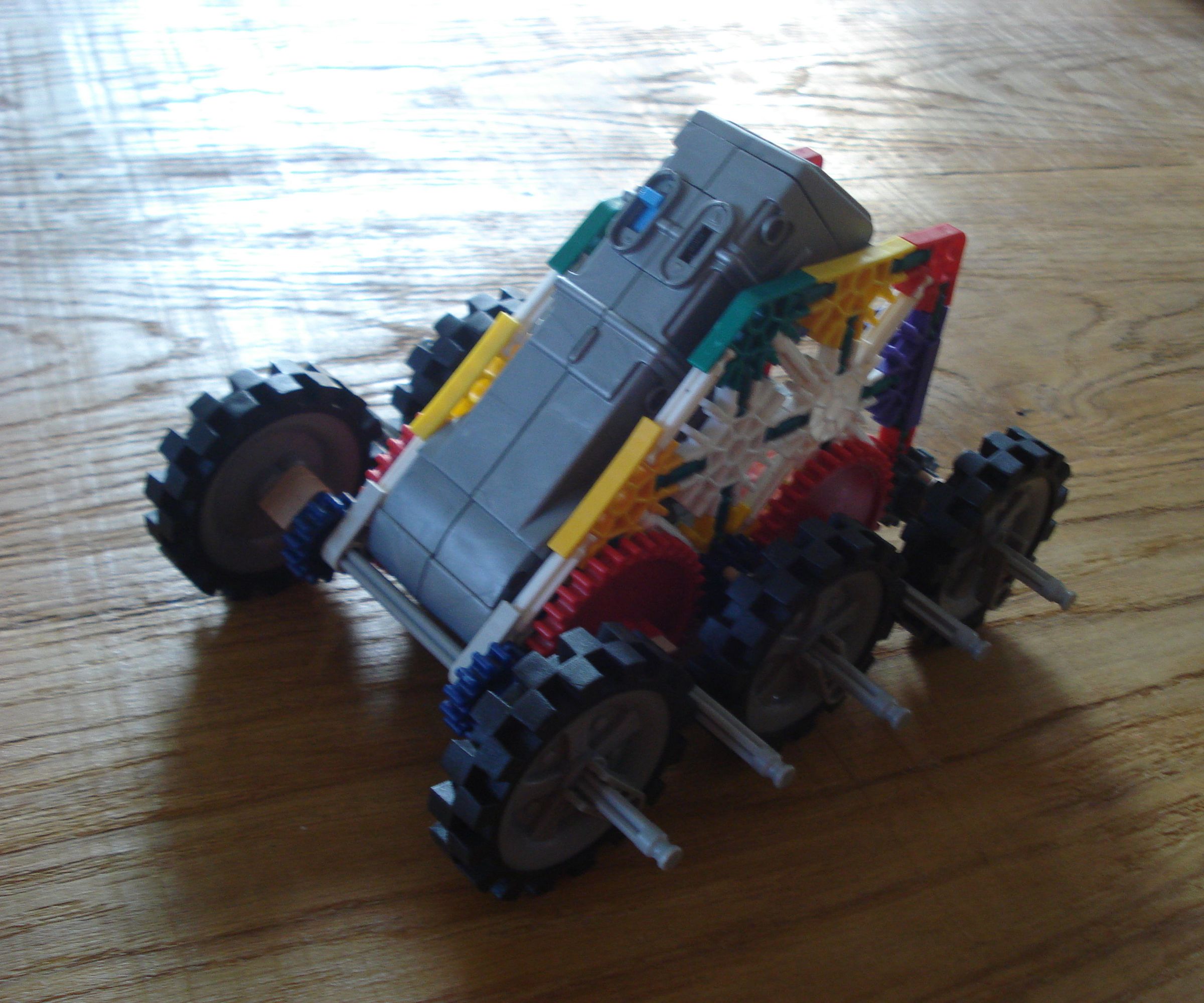 k'nex 6 wheel drive car