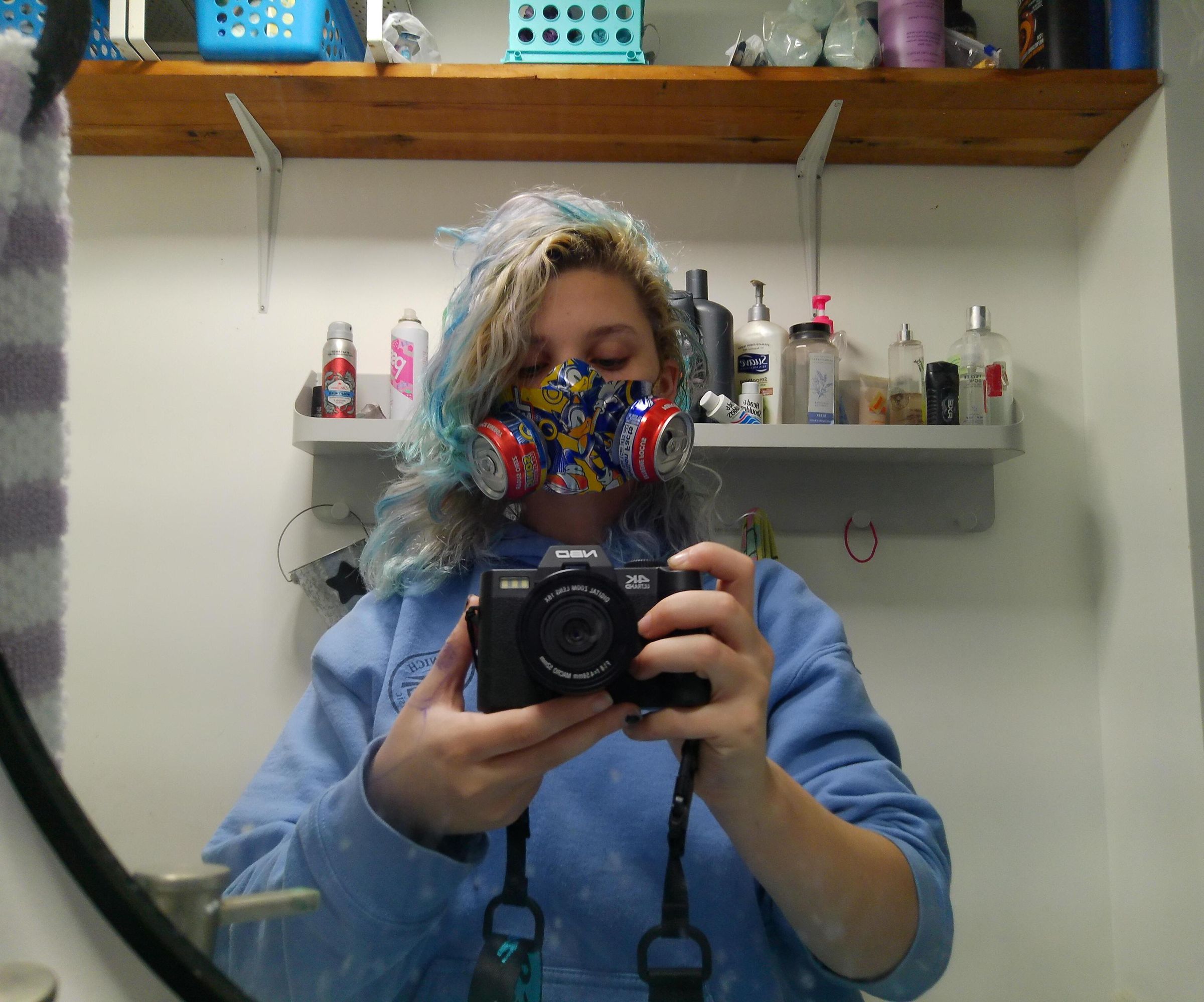 Energy Drink Face Mask - Custom Fit