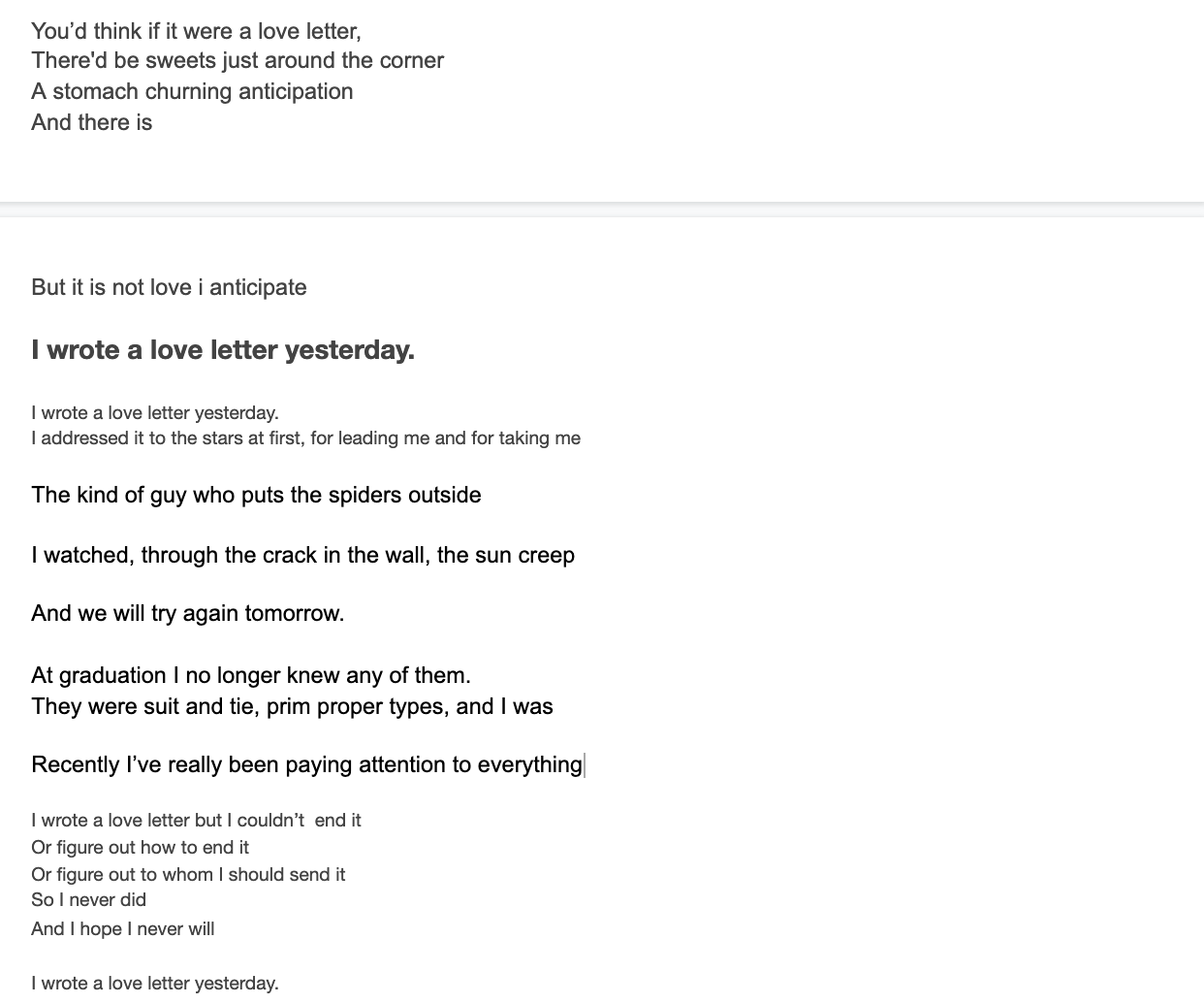 My Process for Writing a Short Story/Prose