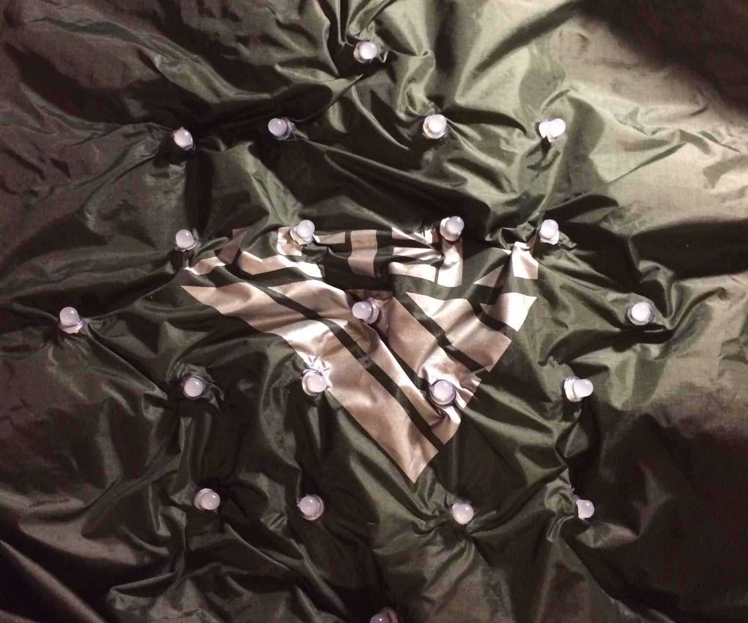 Bicycle Turn Indicator From Backpack Cover