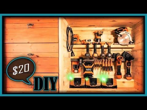 How to Build a Compact Tool Storage Shelf