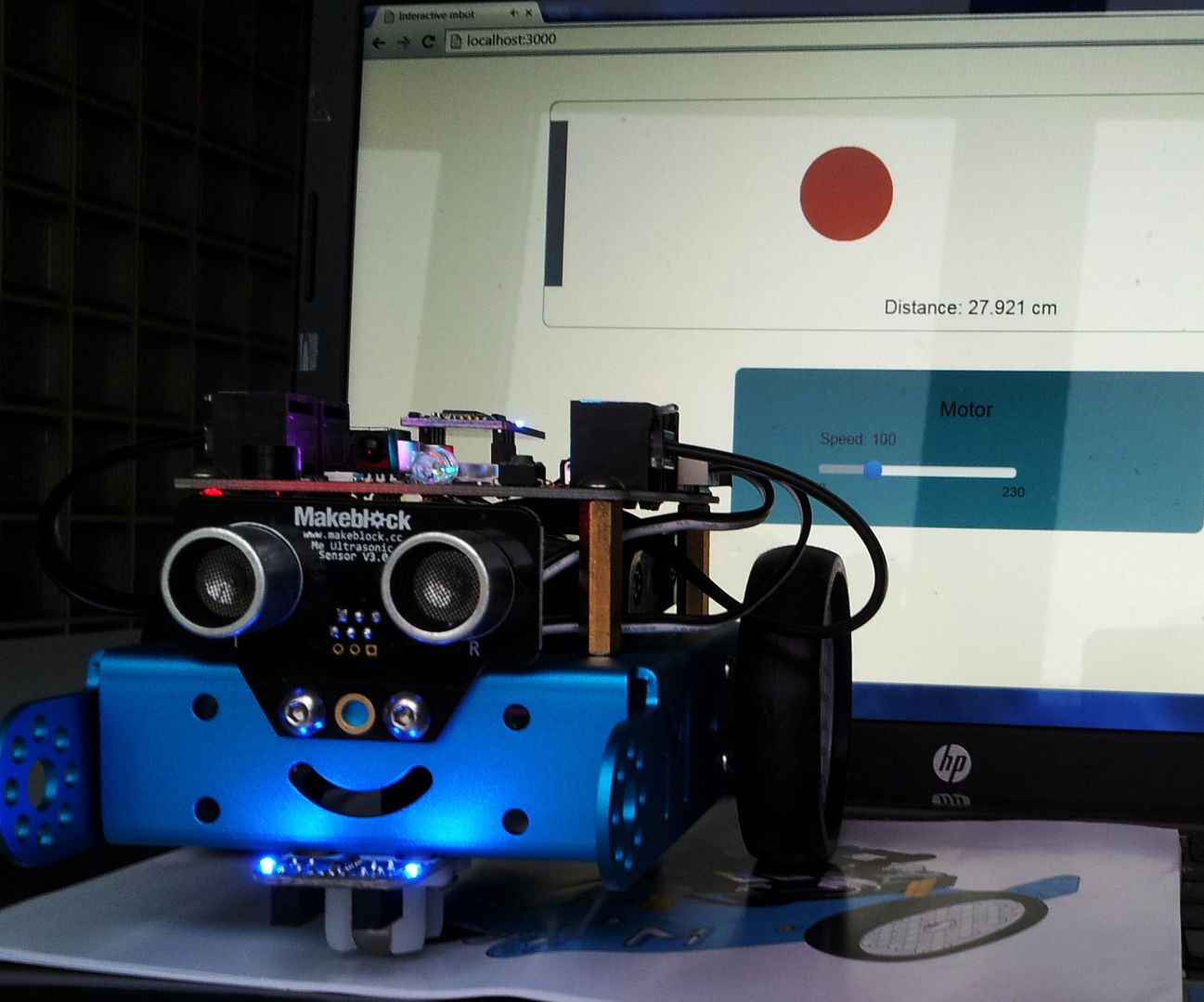 Interactive MBot With JavaScript