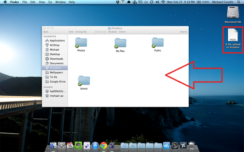 Uploading Files and Folders to Your Dropbox