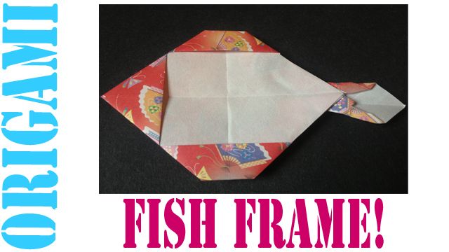 How to Make an Origami Fish Picture Frame - TCGames [HD]