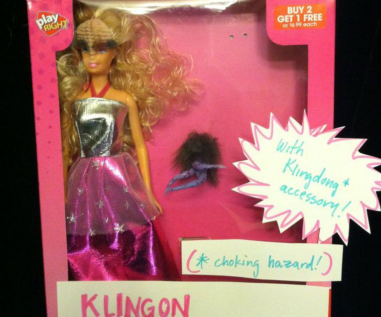 How to Make Your Own Klingon Vanna White Aspirational Figure