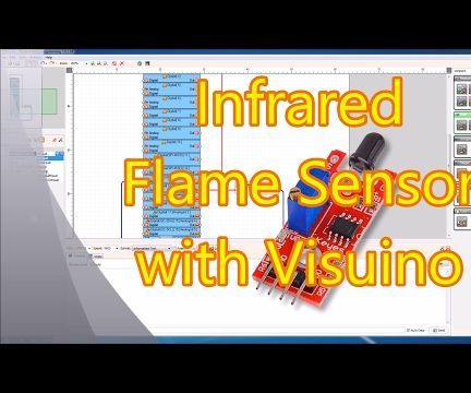 Arduino Nano: Flame Sensor With Visuino