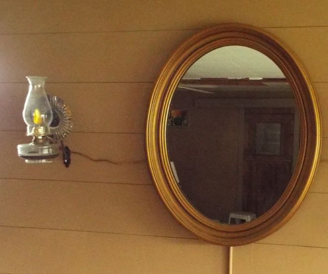 Kerosene to Electric Conversion: Wall Sconce