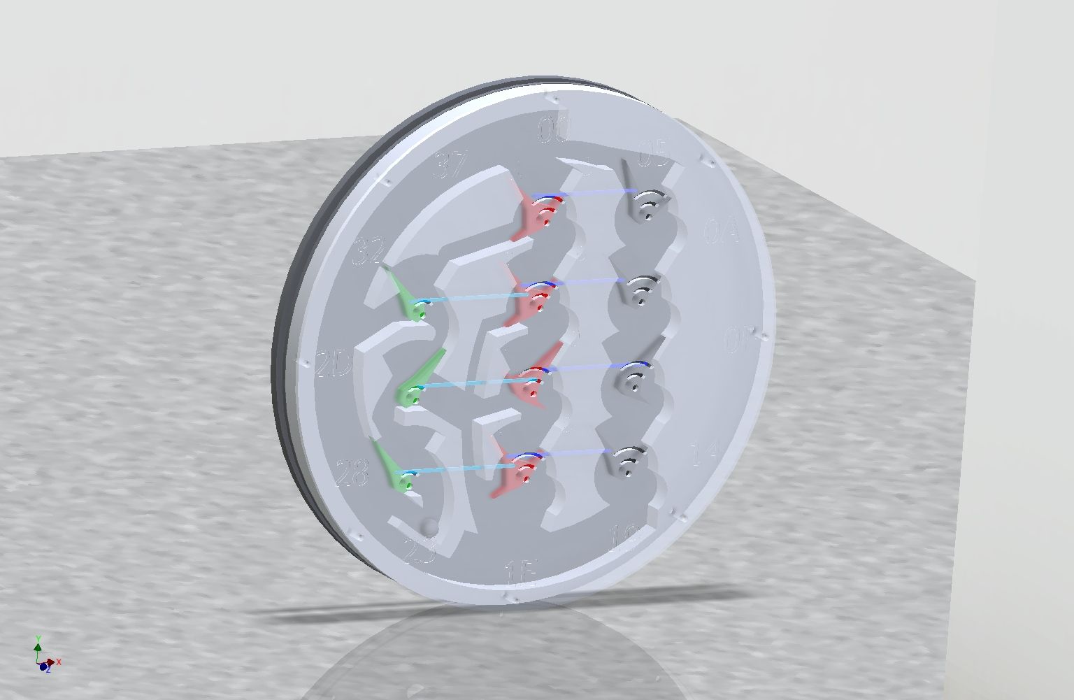 Mechanical CPU Clock