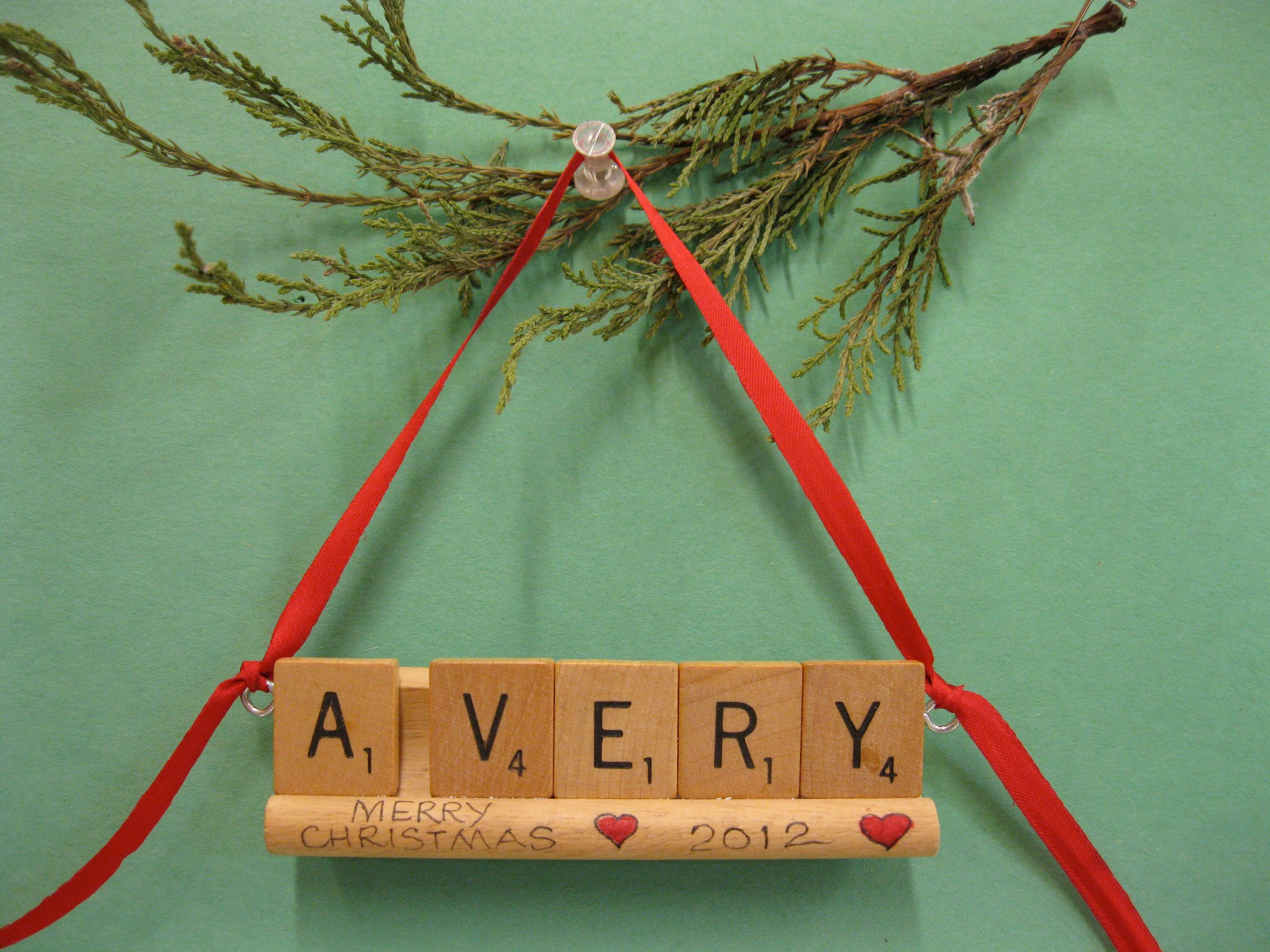 SCRABBLE Ornament
