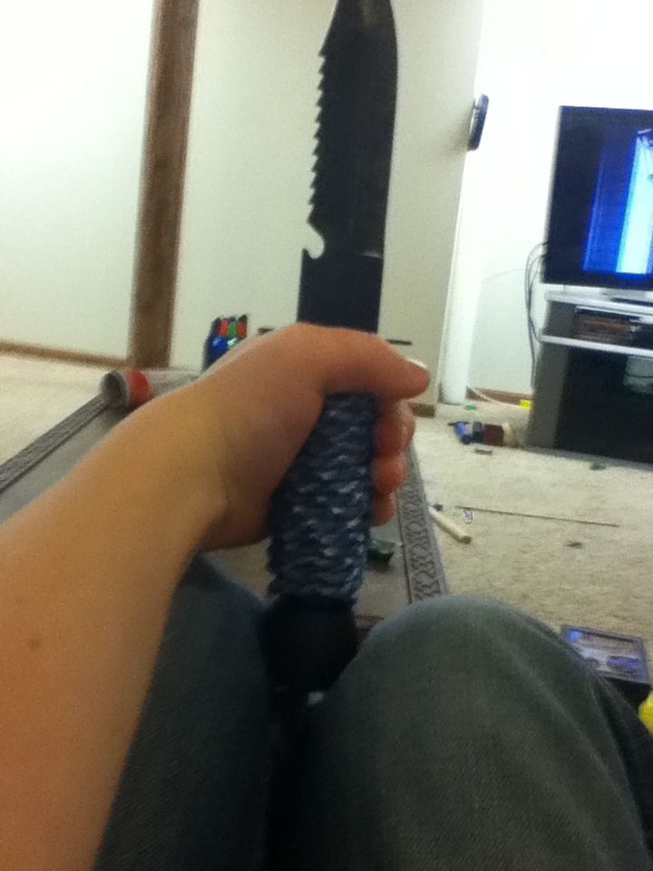 Paracord Knife Handle