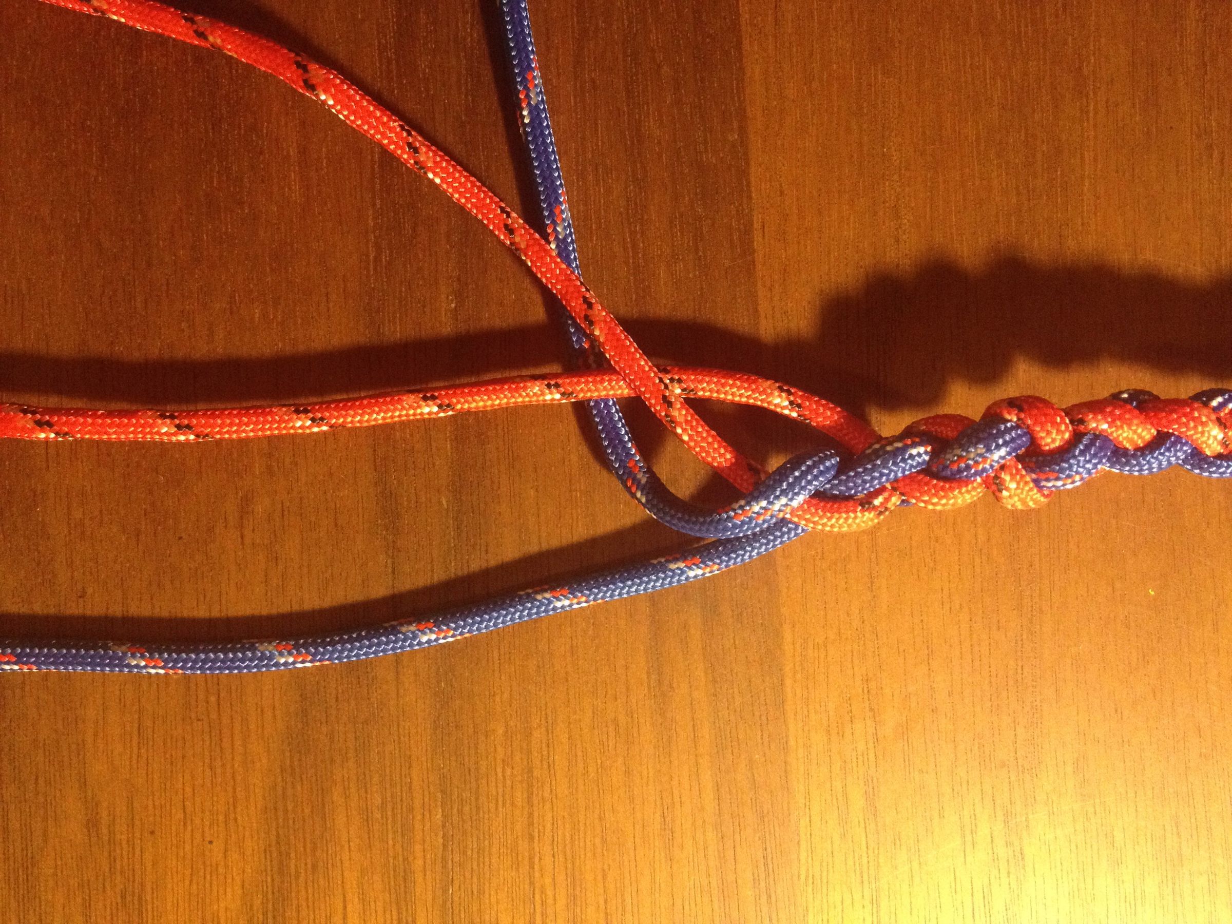 Paracord Necklace Four Strand Round Braid 5 Steps Instructables