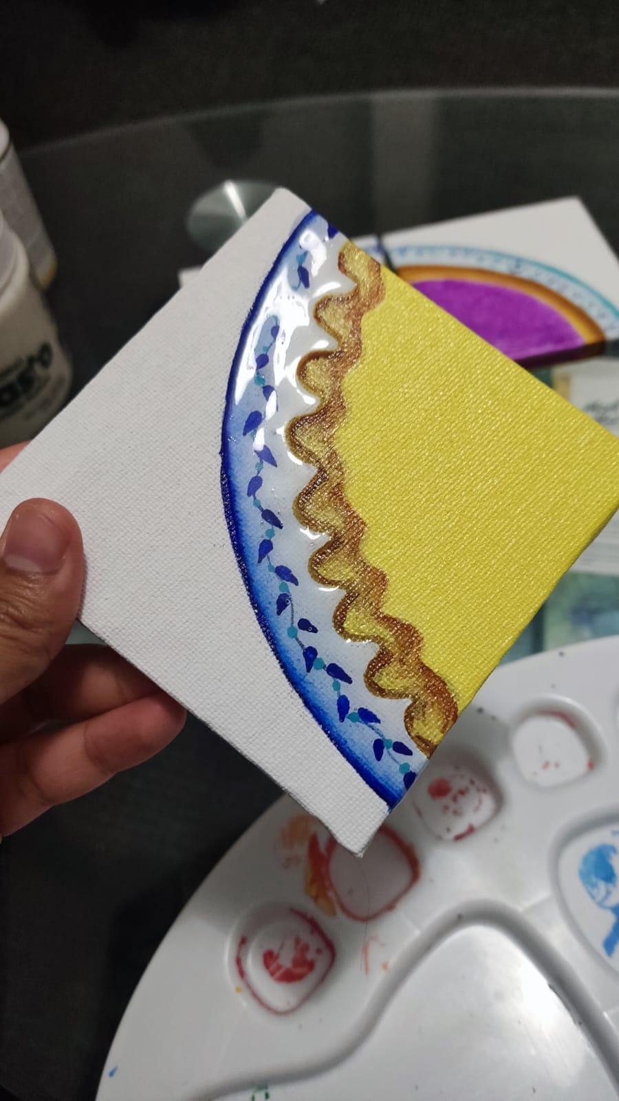 Ceramic Glaze Effect Using UV Resin
