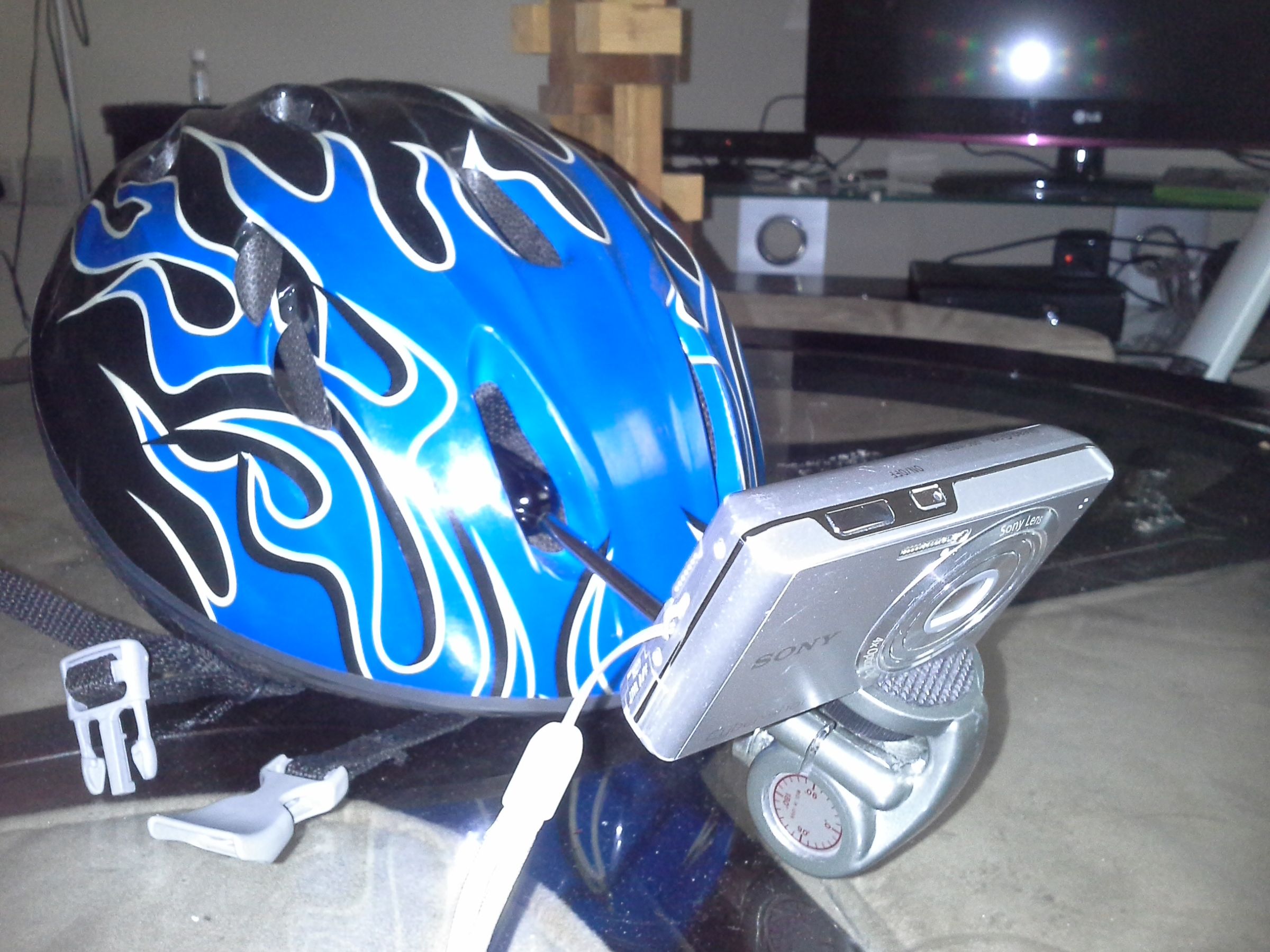 Easy Peesy Helmet Cam for Any Camera(digital) 3 Steps Instructables