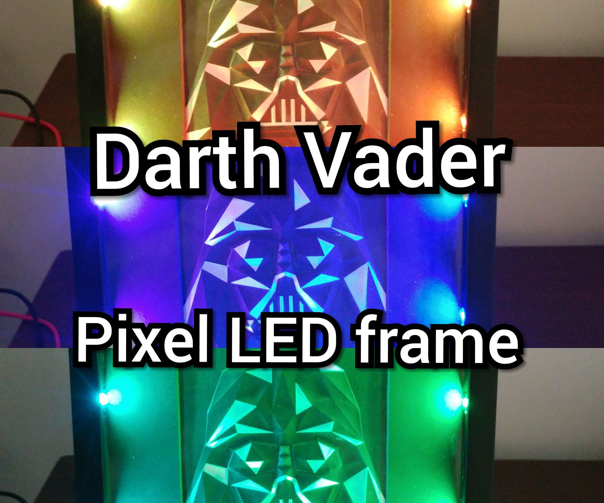Neo Pixel LED Picture Frame