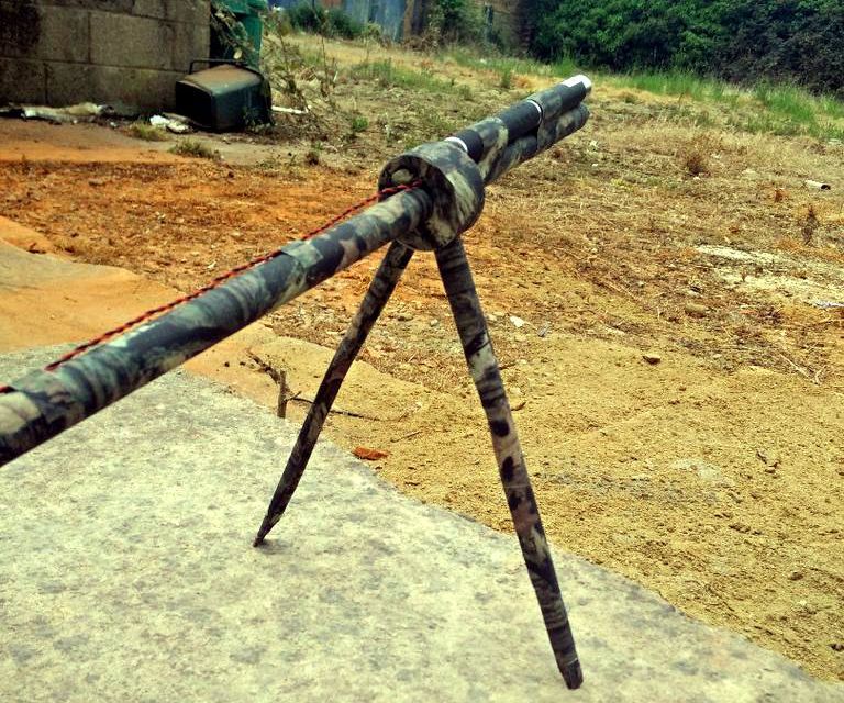Laser-assisted Takedown Blowgun With Bipod