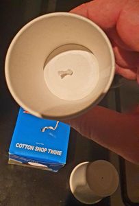 Two Paper Cups and String