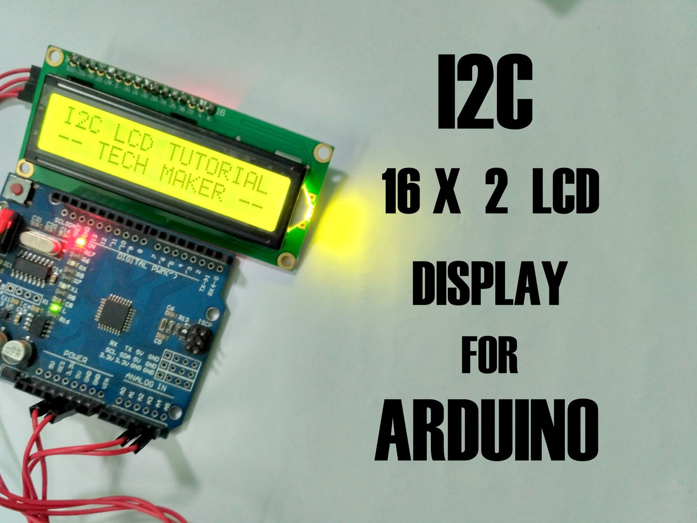 How to Connect I2C Lcd Display to Arduino Uno