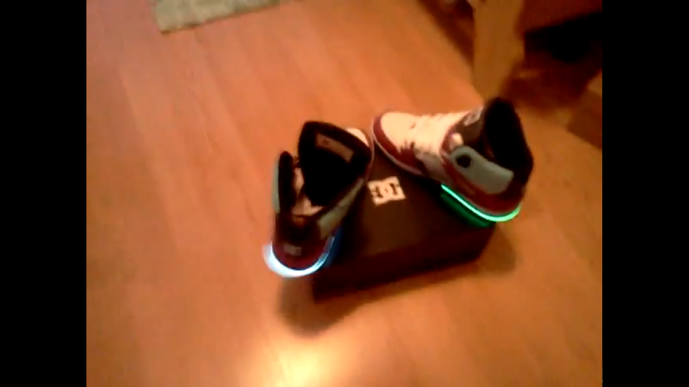 My Light Up Tron Shoes 2.0