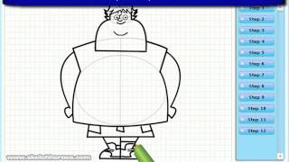 How to Draw Owen (Total Drama World Tour)