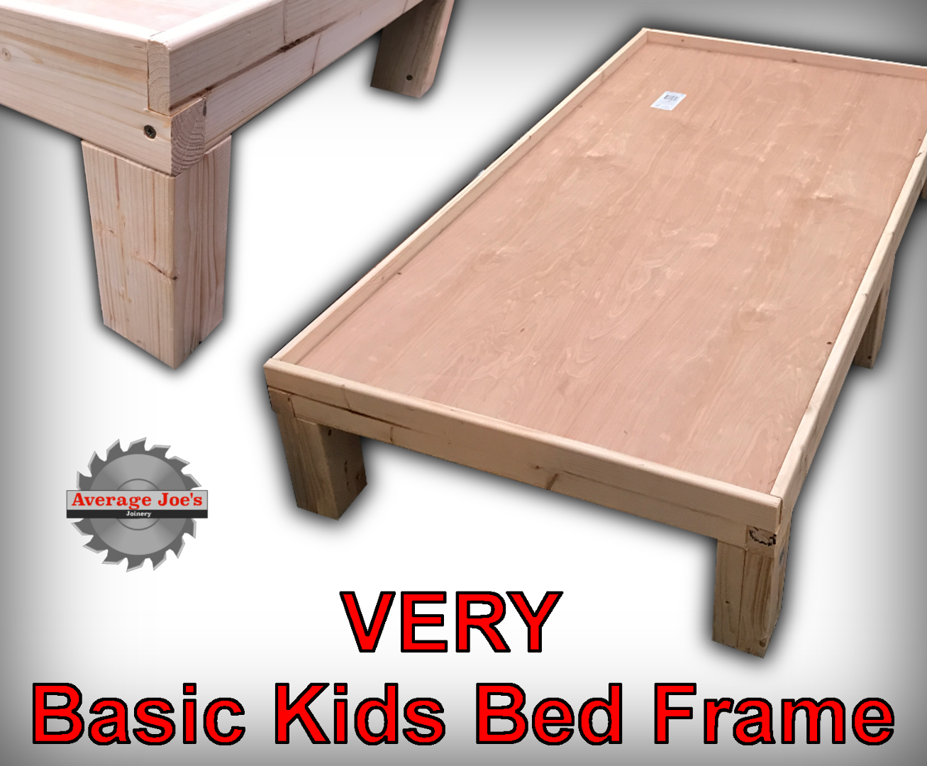 How to Make a VERY Basic Kids Bed Frame 4 Steps (with Pictures