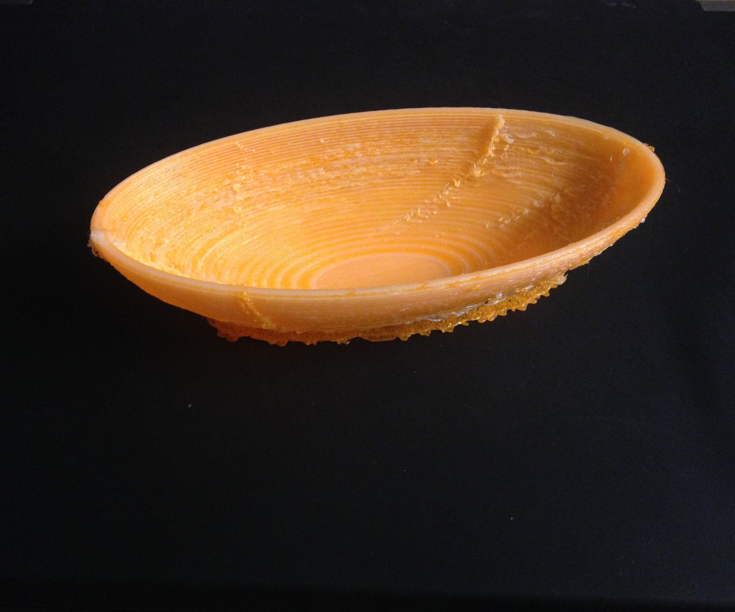 Orange Sherbet Bowl