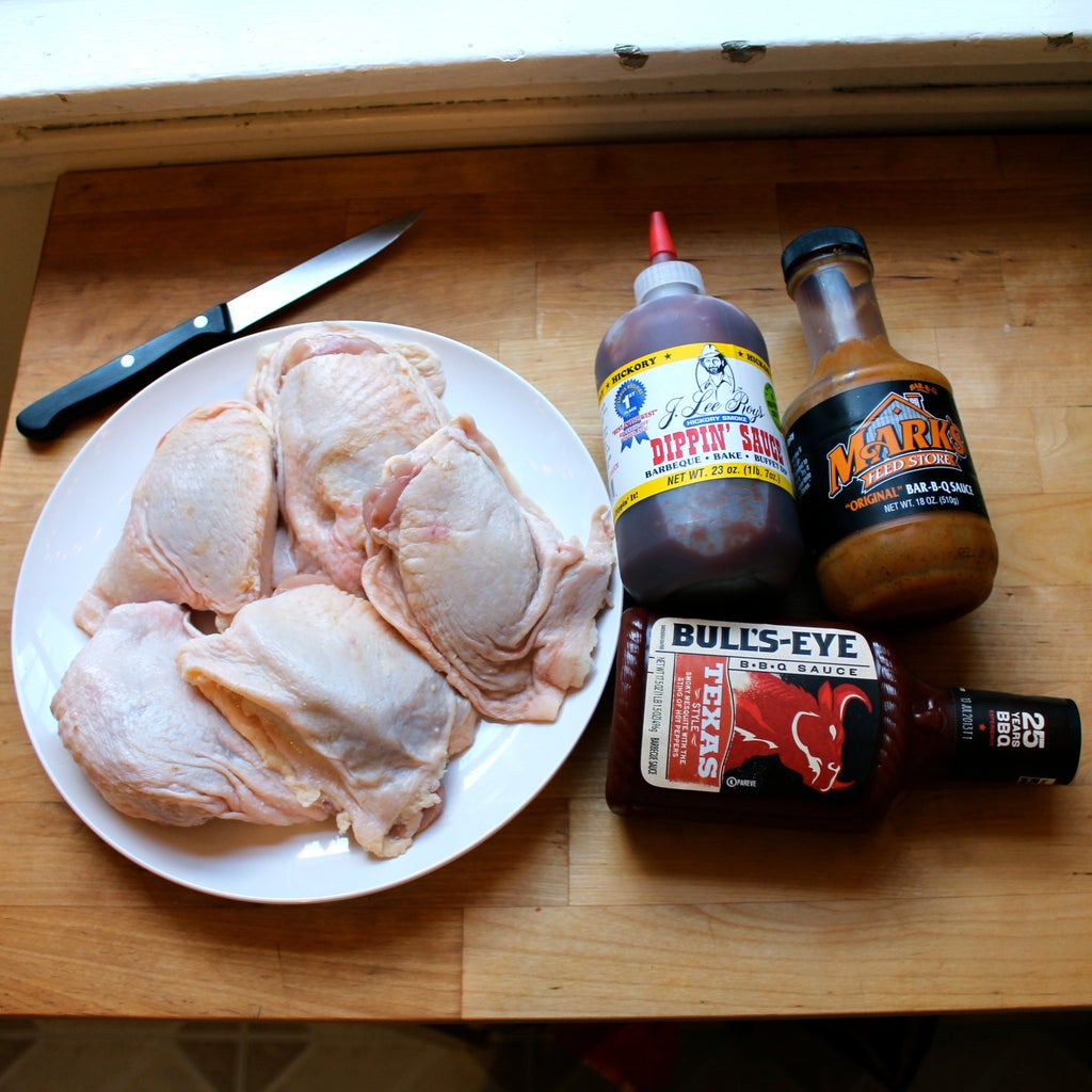 how long do you bake barbeque chicken