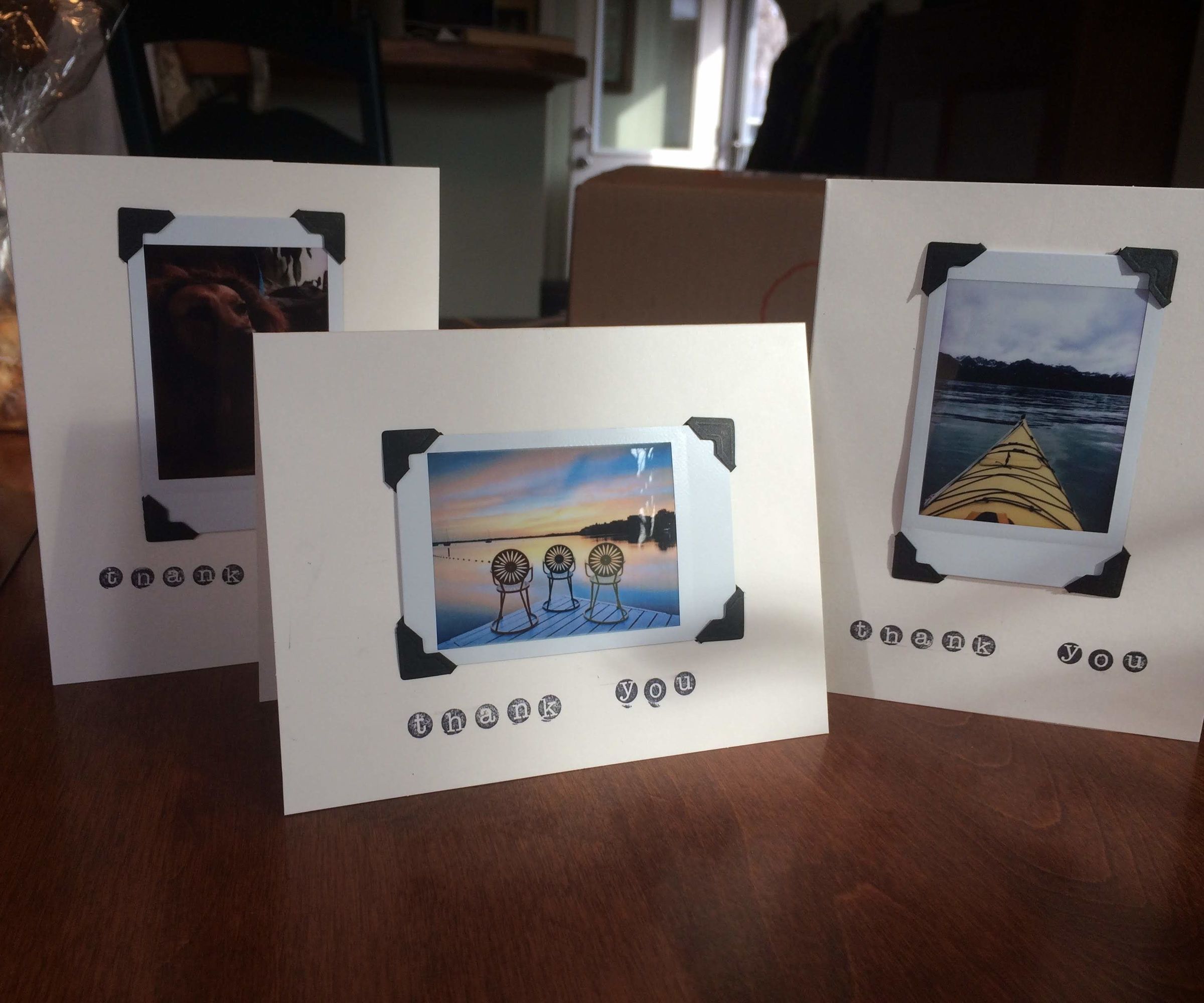 Simple Instax Greeting Cards