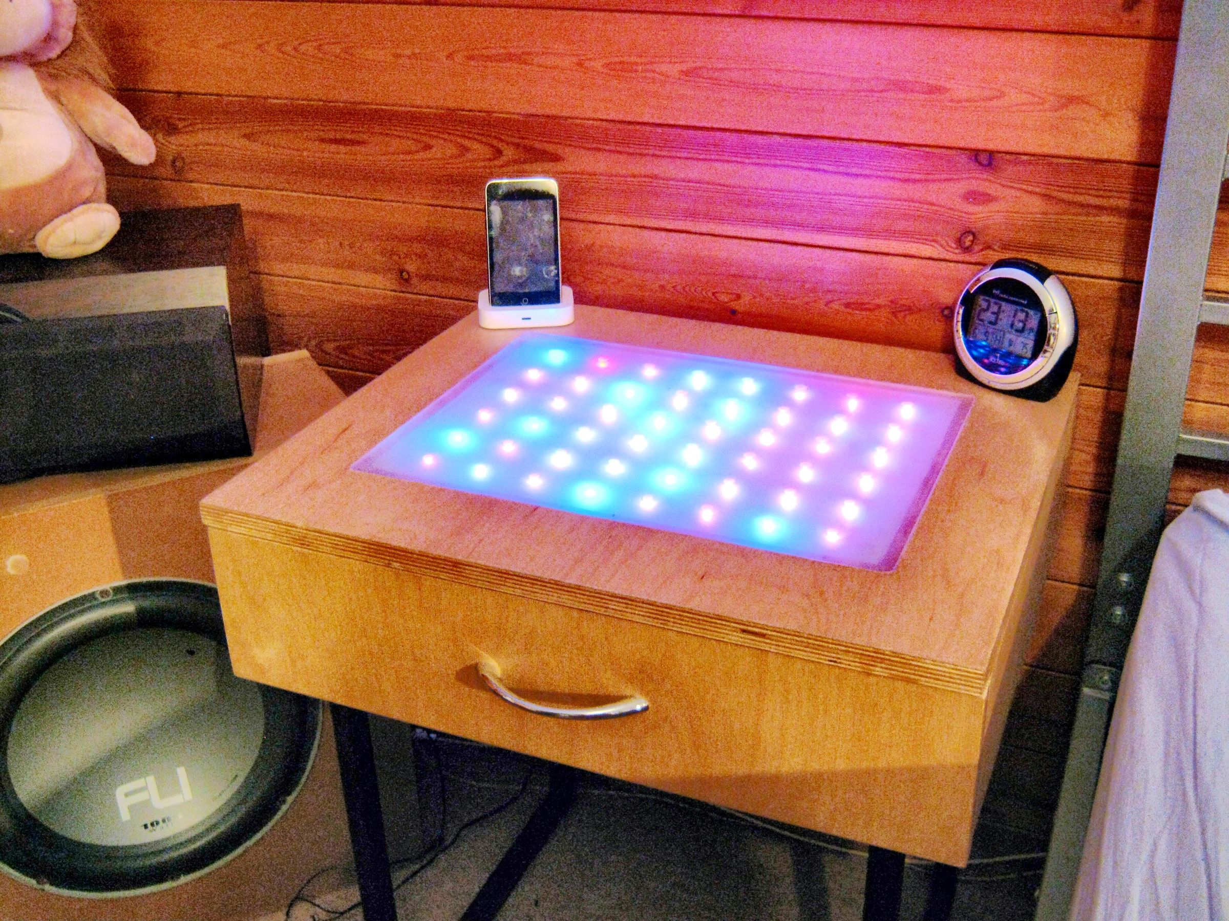 Colour Changing Led Table