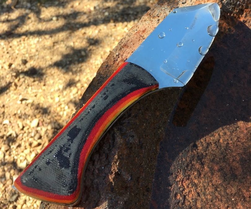 Make a knife from high-carbon steel