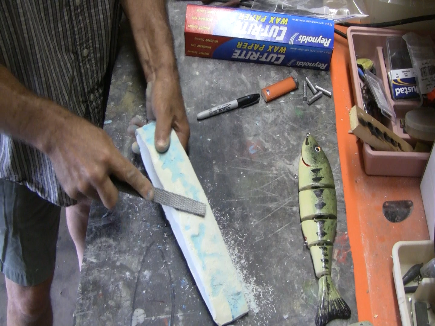 Creating & Carving Fishing Lures Out of Resin