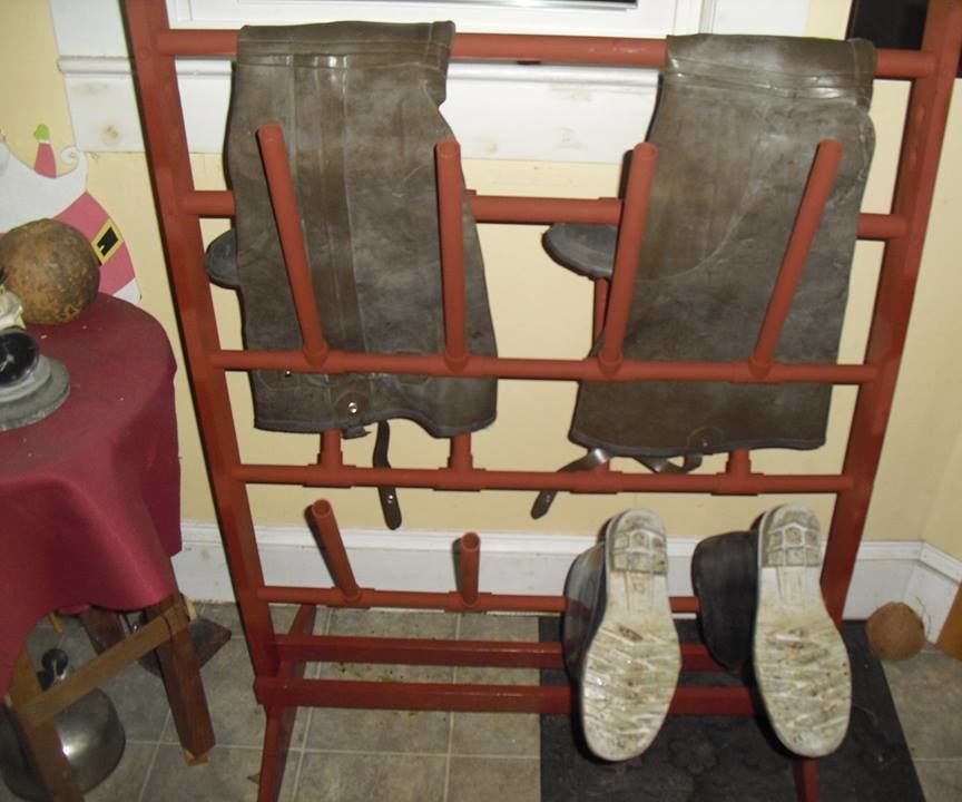 Building a Boot Rack....