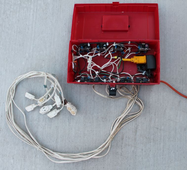 Electric Imp to Control 8 Electrical Lights Using Internet