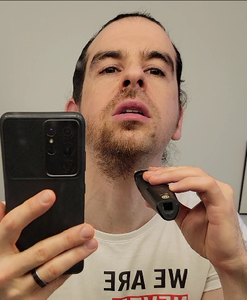 Shave Half Your Face (if Needed)