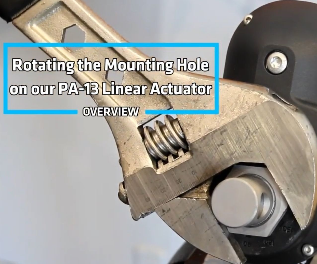 How to Rotate the Mounting Hole for Our Linear Actuator (PA-13 Model)