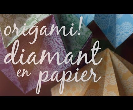Origami Paper Diamond