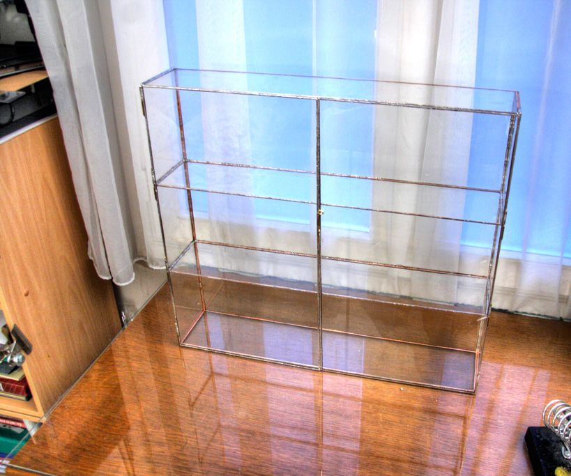 Stained glass showcase