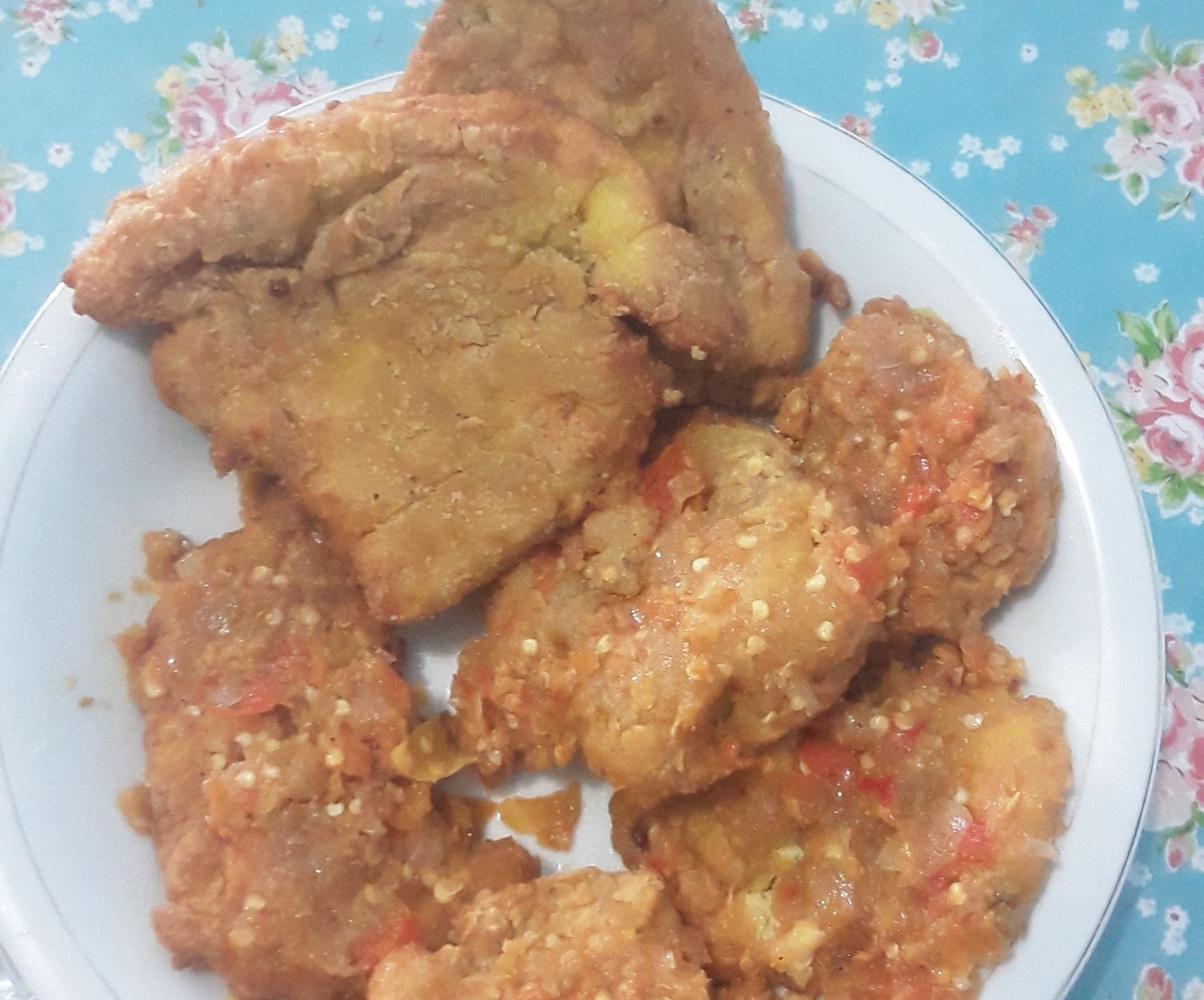 Geprek Eggs & Chili Sauce