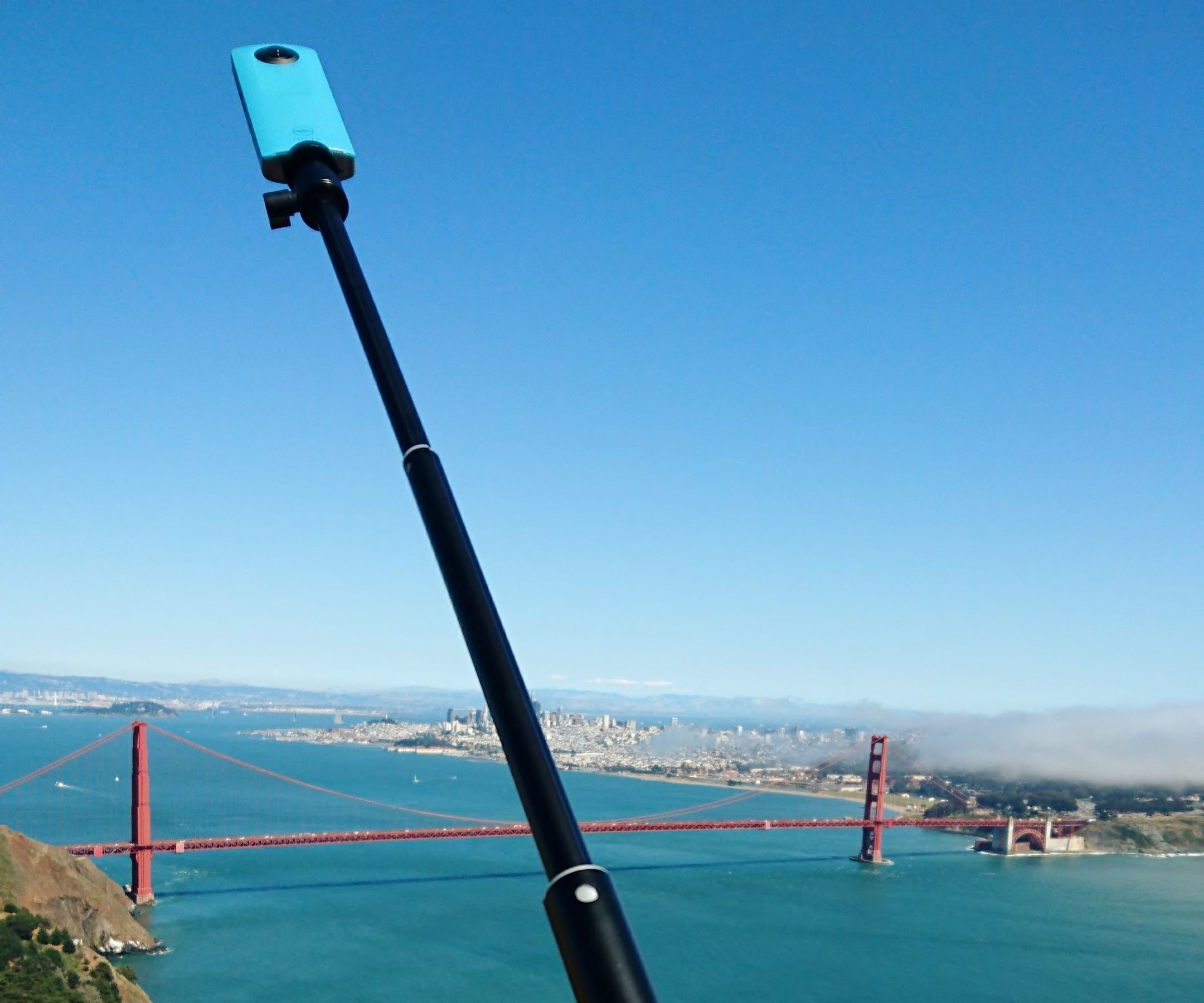 Remote-Controlled 360-Degree RICOH THETA Camera With MESH Blocks