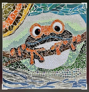 “TREE FROG”  -  MOSAIC